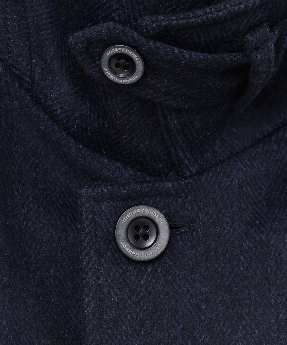 JOSEPH ABBOUD 【ソフト/軽量/JAPANファブリック】 アンゴラウールビーバー ステンカラー コート 
