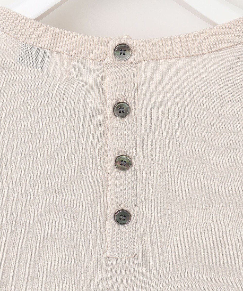 J.PRESS LADIES L 【洗える】 シルキーレーヨンストレッチ オーバーサイズ ニット 