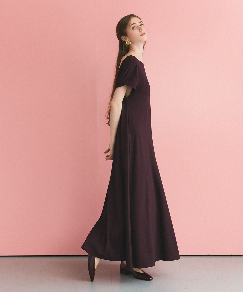 GRACE CONTINENTAL バックオープンポンチワンピース 