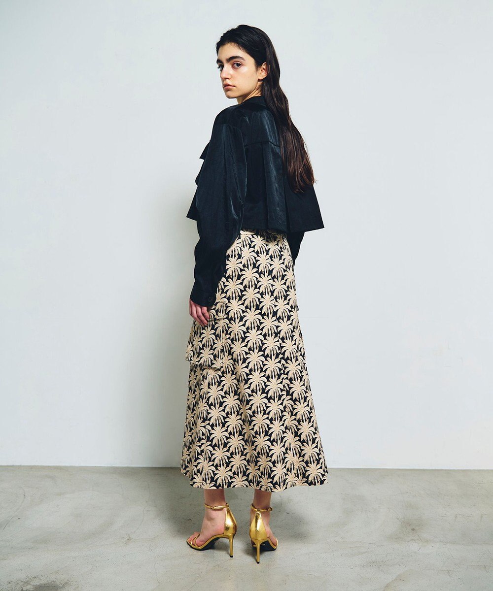 GRACE CONTINENTAL クロップドミリタリージャケット 