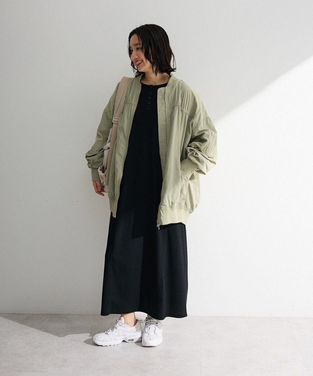 Green Parks ヘンリーネックワンピース 