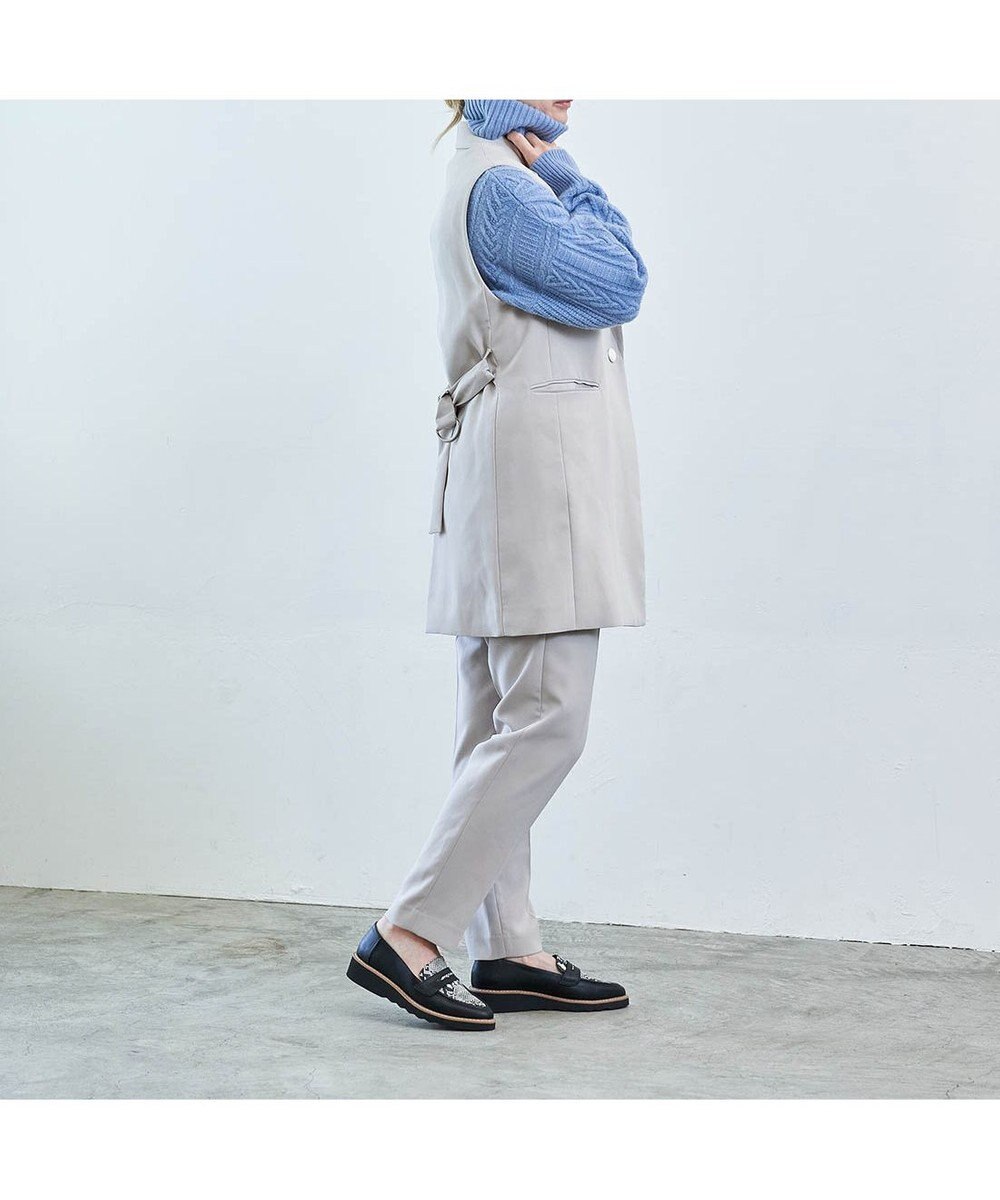 MODE ET JACOMO <carino>【レイン】ポインテッドコインローファー 