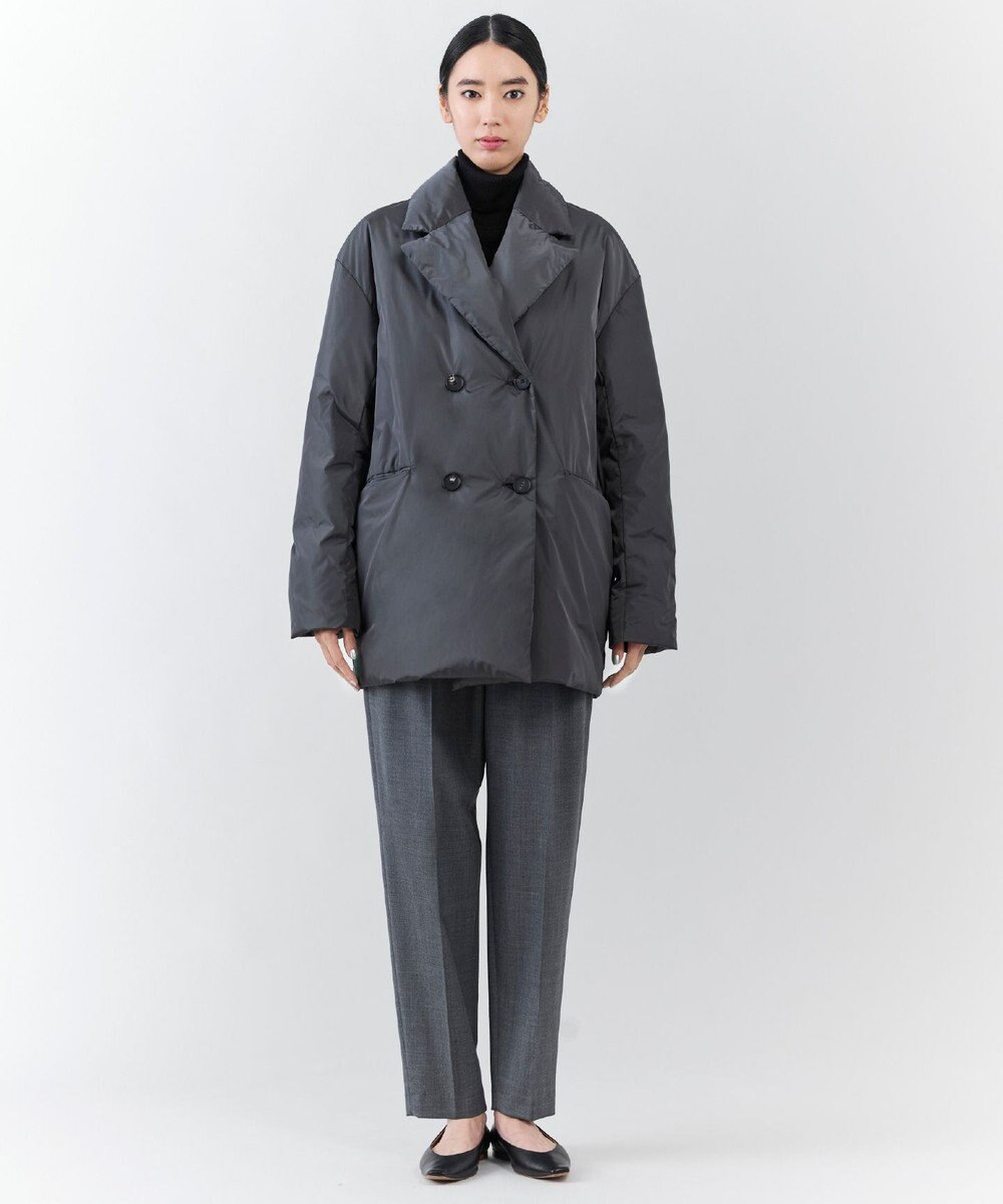 23区 【エステータ】ウールトロドライストレッチ タックテーパード パンツ 