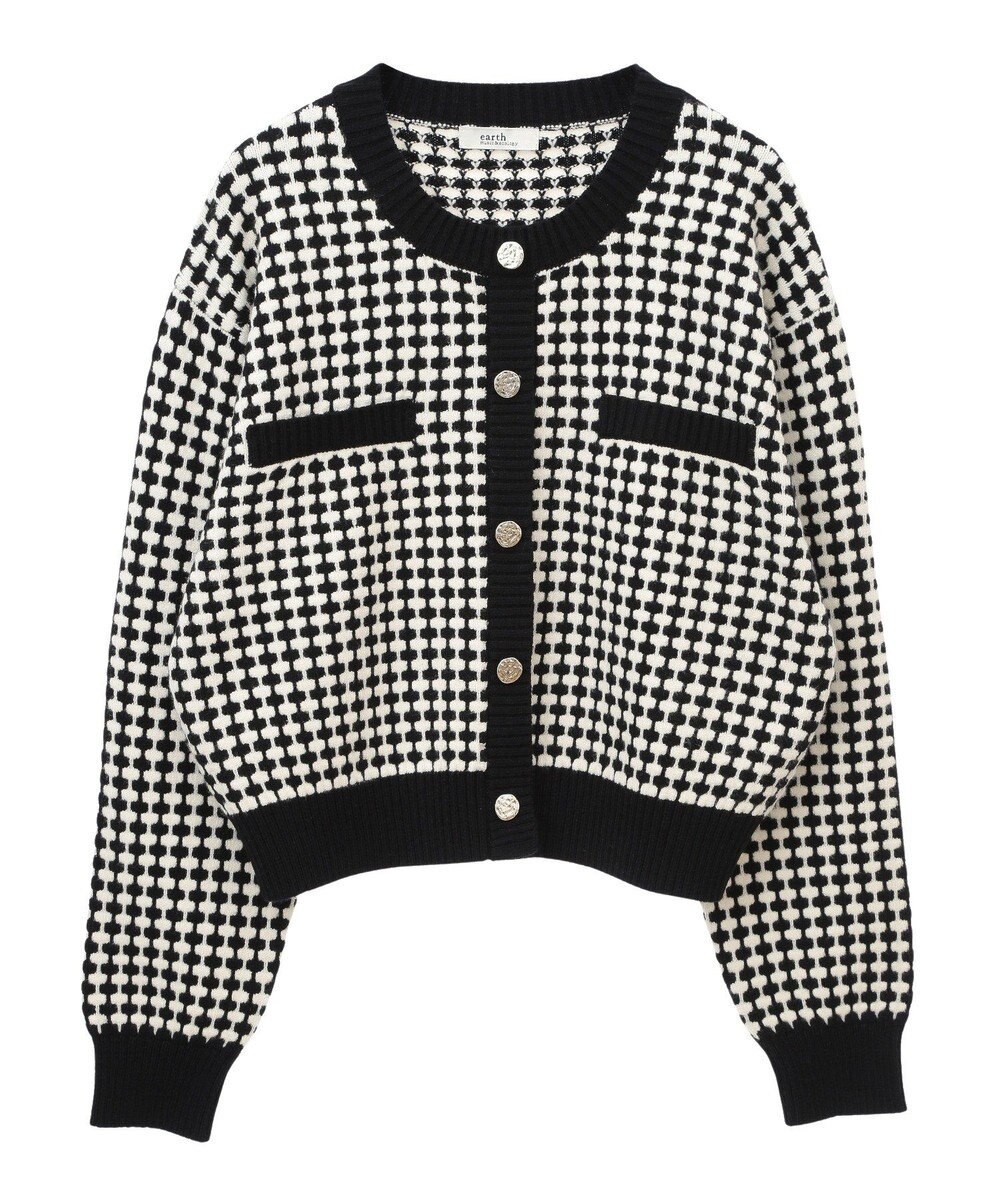 earth music&ecology ジャガードニットプルオーバー 