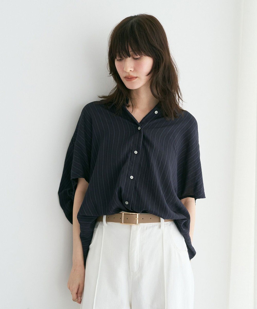 YECCA VECCA 【セットアップ可能】ストライプ柄シャツ 