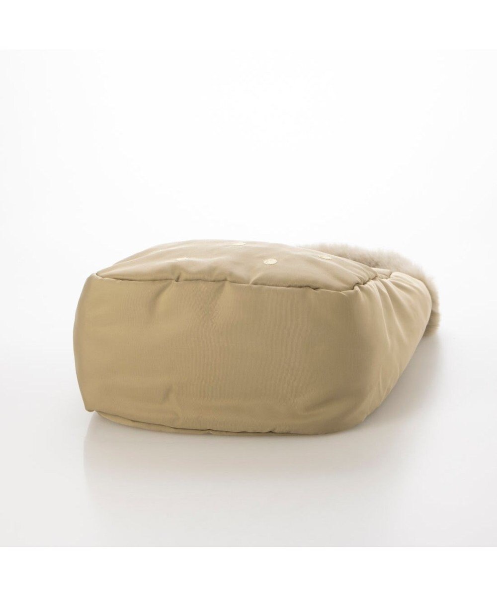 UNBILLION カシュカシュ cachecache / エコファーワンハンドルドット刺繍トート 