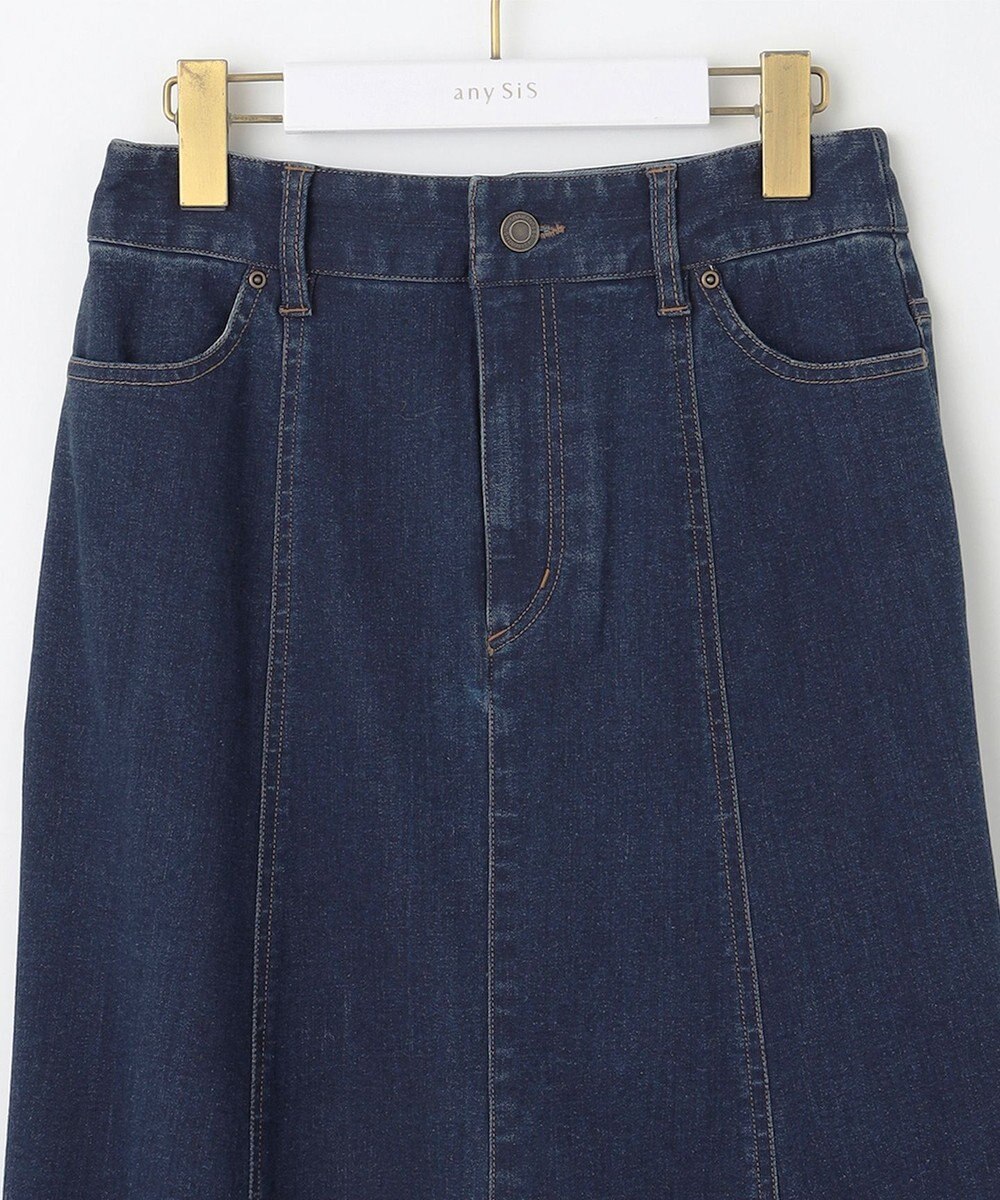 ANY SIS 【洗える】ナローデニム スカート 