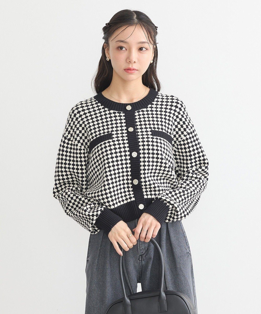 earth music&ecology ジャガードニットプルオーバー 