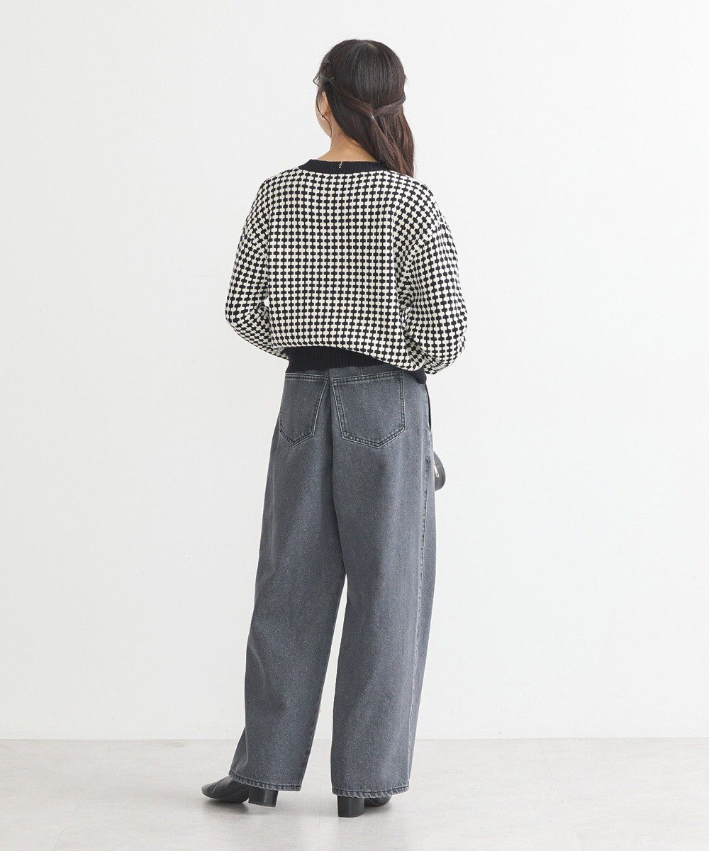 earth music&ecology ジャガードニットプルオーバー 