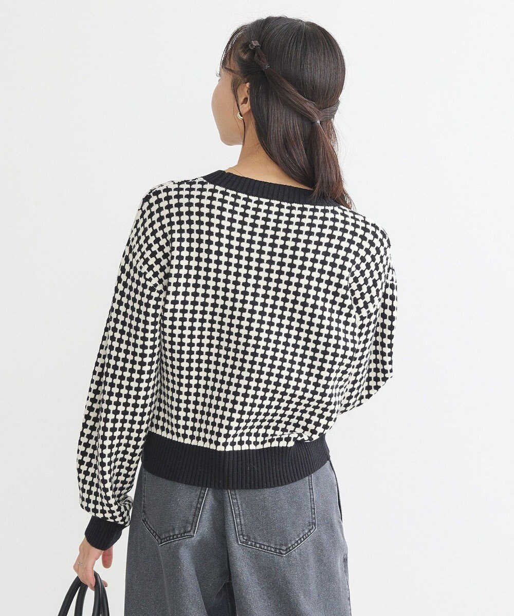 earth music&ecology ジャガードニットプルオーバー 