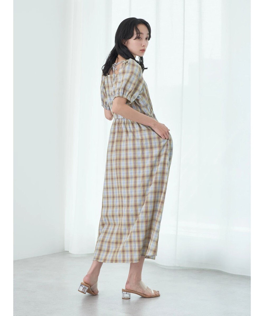 earth music&ecology ホルターネックシャーリングワンピース 