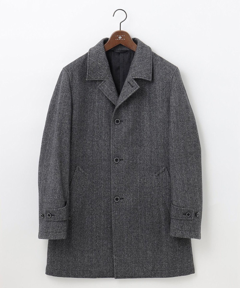 JOSEPH ABBOUD 【ソフト/軽量/JAPANファブリック】 アンゴラウールビーバー ステンカラー コート 