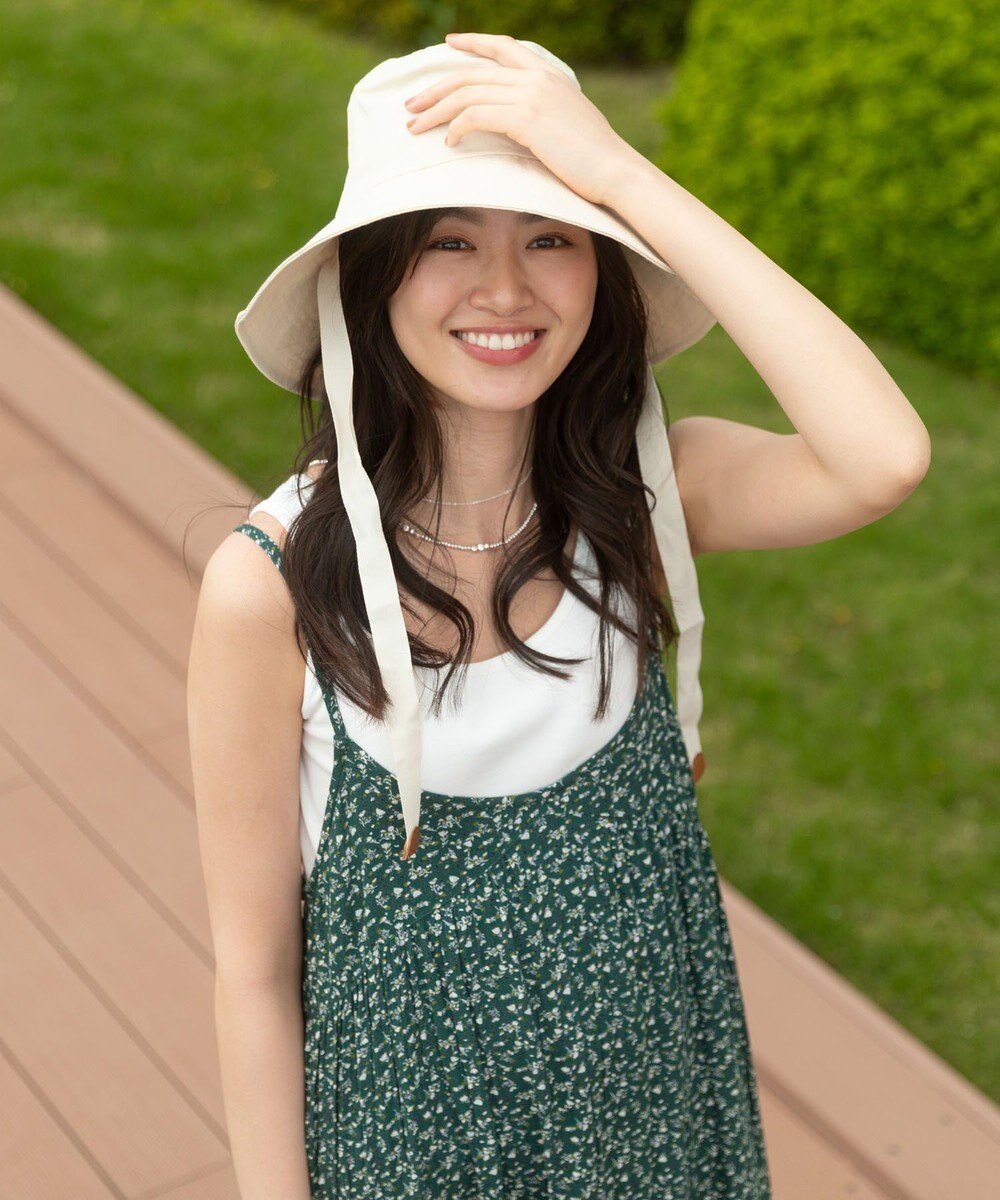 Green Parks レーヨンクレープキャミワンピース 