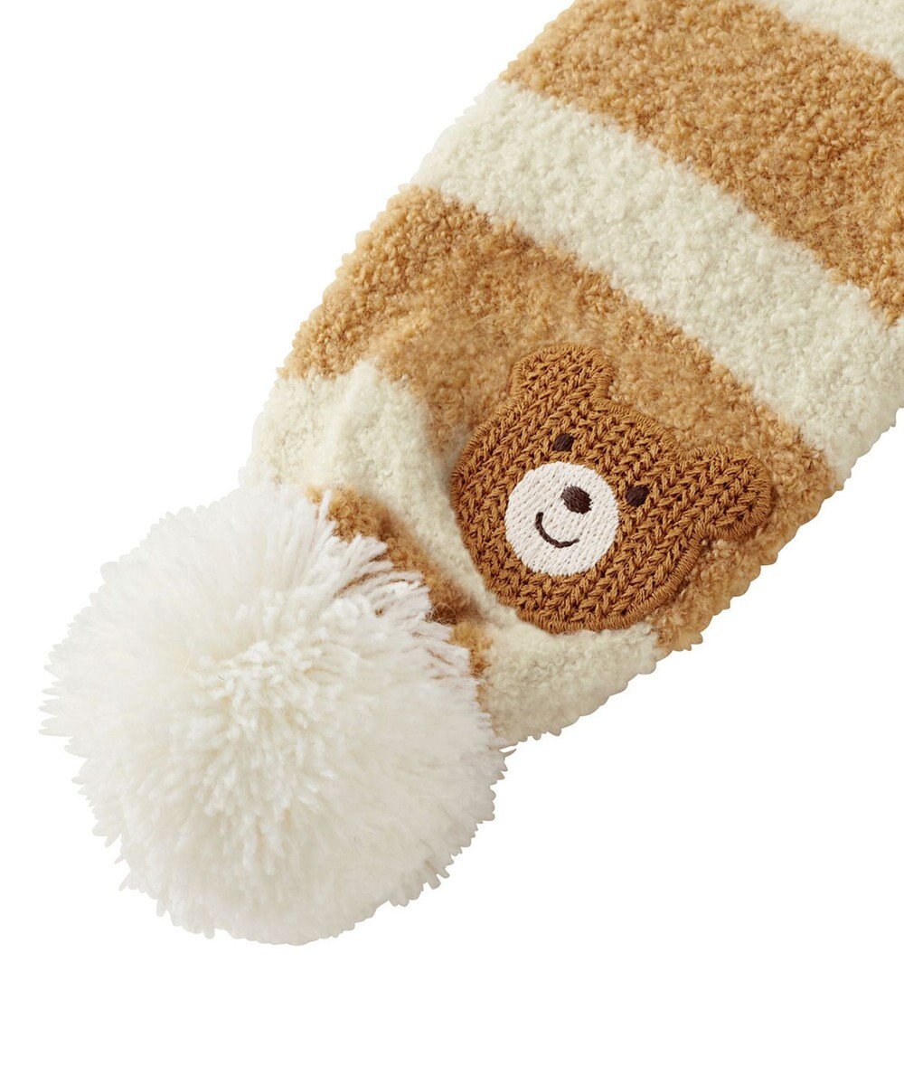 MIKI HOUSE HOT BISCUITS マシュマロニット マフラー 