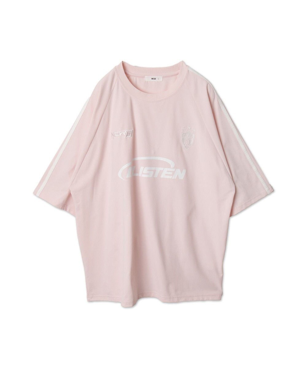 WEGO 【ユニセックス着用ITEM/MLサイズ展開】ゲームロゴスリーブラインT 