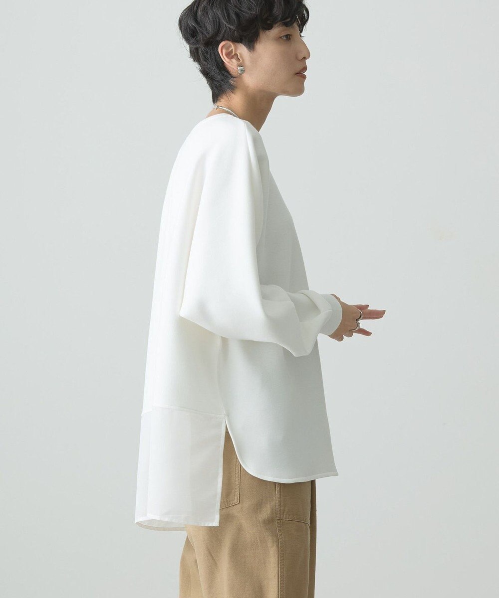 AMERICAN HOLIC ドルマン異素材ポンチプルオーバー 