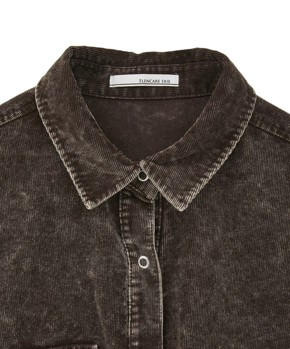 Green Parks ・ＥＬＥＮＣＡＲＥ　ＤＵＥ　ケミカルコーデュロイシャツ 