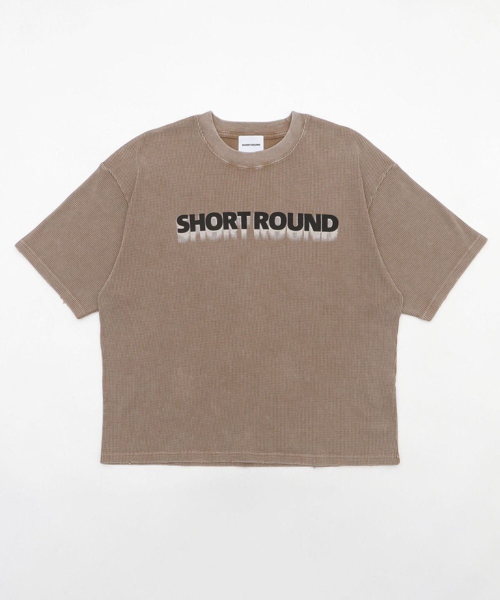 WEGO 【ユニセックス着用ITEM/MLサイズ展開】ブリーチワッフルダメージグラフィックT（SS） 