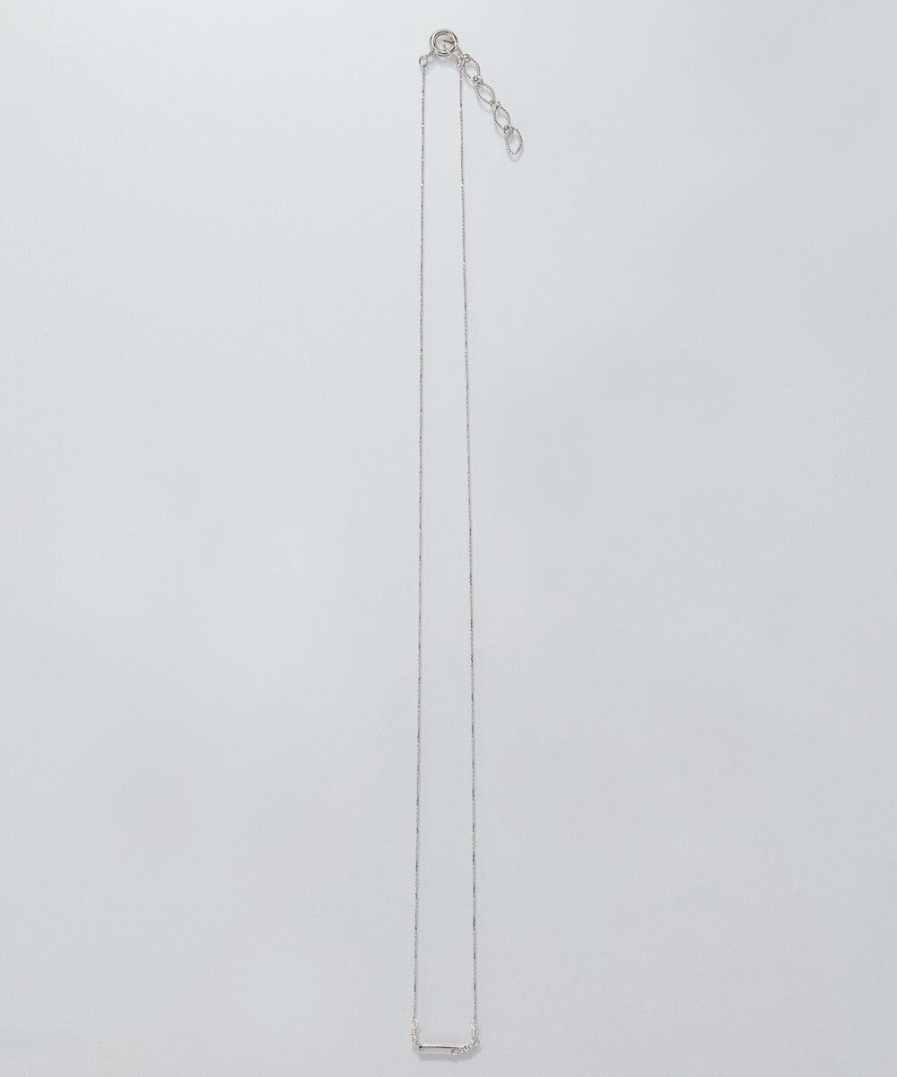 Phoebe 【金属アレルギー対応】ストレートバービジューネックレス　シルバー 