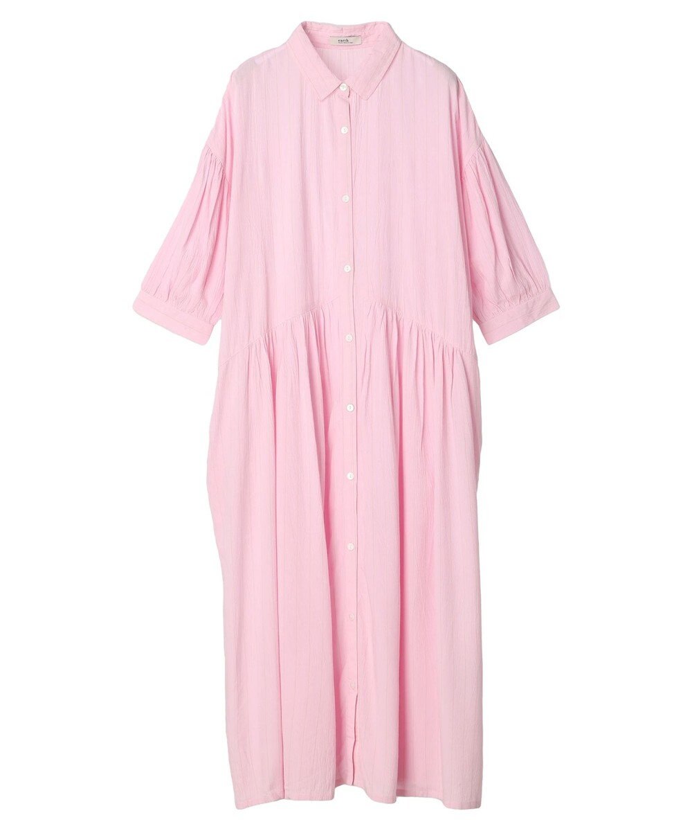 earth music&ecology レーヨンストライプワンピース 