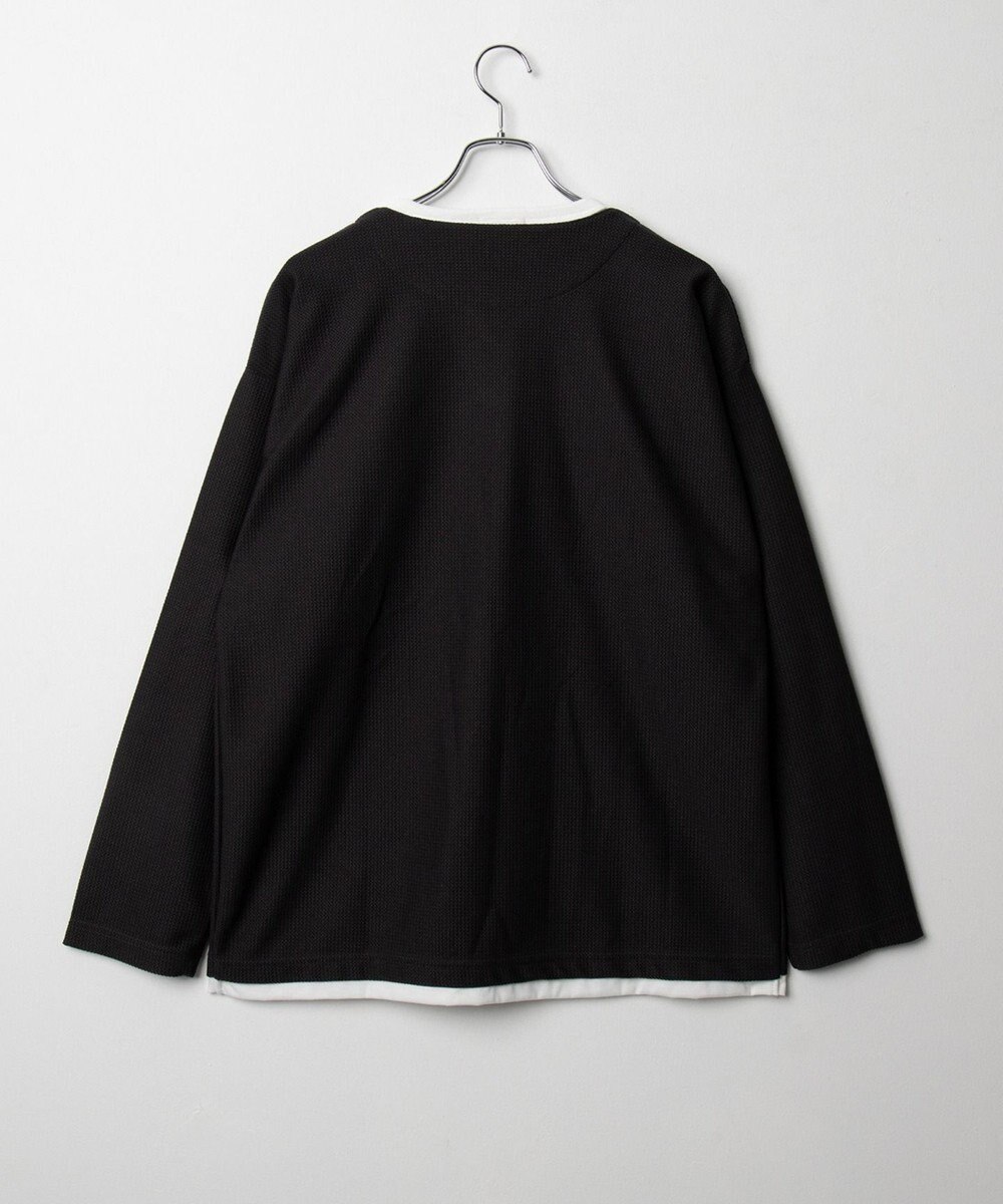 WEGO フェイクレイヤードキーネックT（LS） 