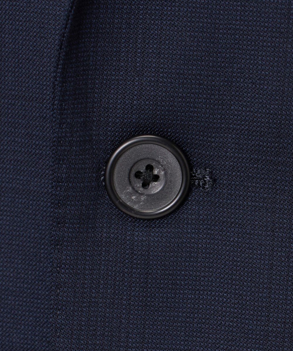 GOTAIRIKU 横に伸びる【TasmaniaWool/タマニアウール】ストレッチ スーツ__ネイビー格子柄 