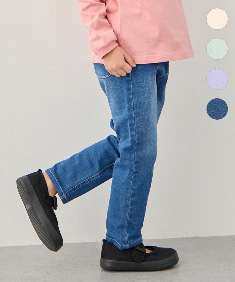 ANY KIDS 【洗濯機可能】ときめきストレッチ ネコパンツ 