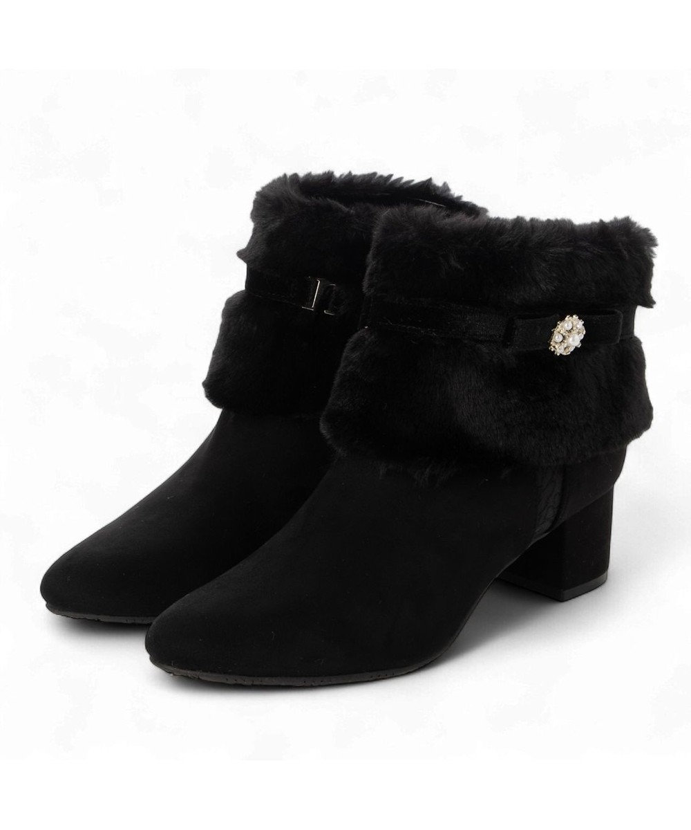 ing <Pitti>4WAYファービジューリボンベルトショートブーツ 