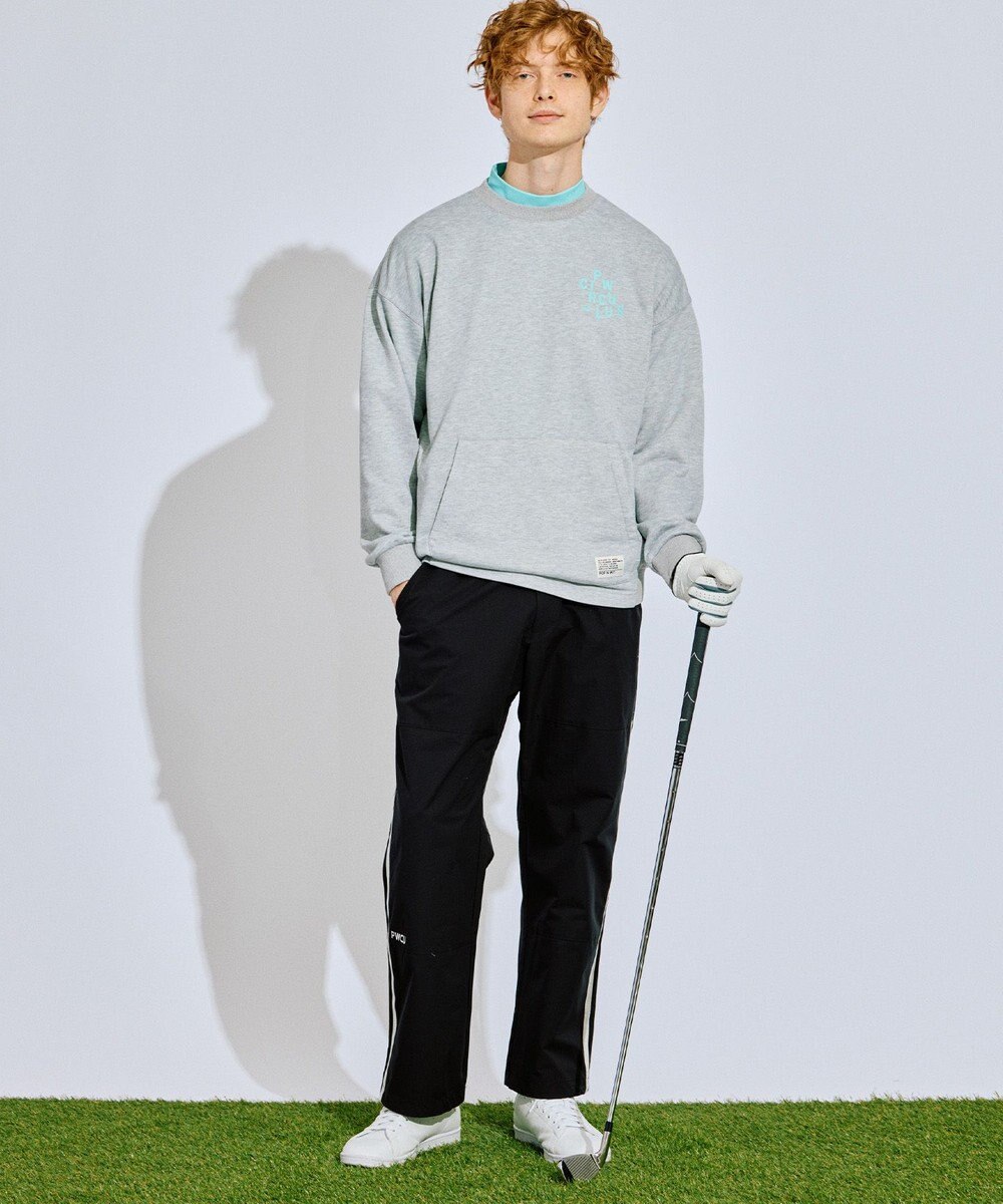 PW CIRCULUS 【撥水加工/ストレッチ】サイドストライプ ワイドパンツ ゴルフ 