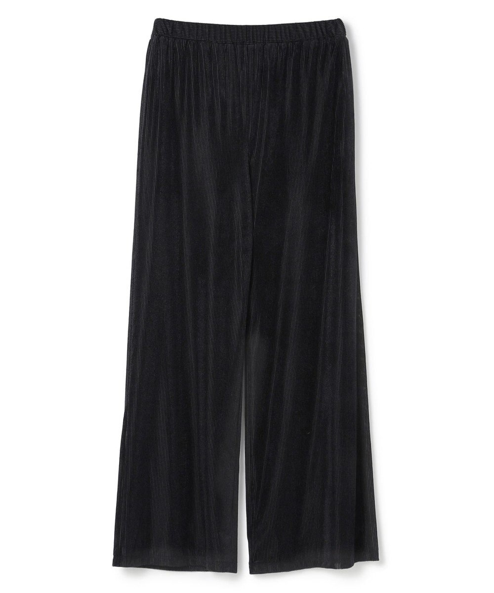 uncrave シアーベロアリブ ギャザーパンツ 