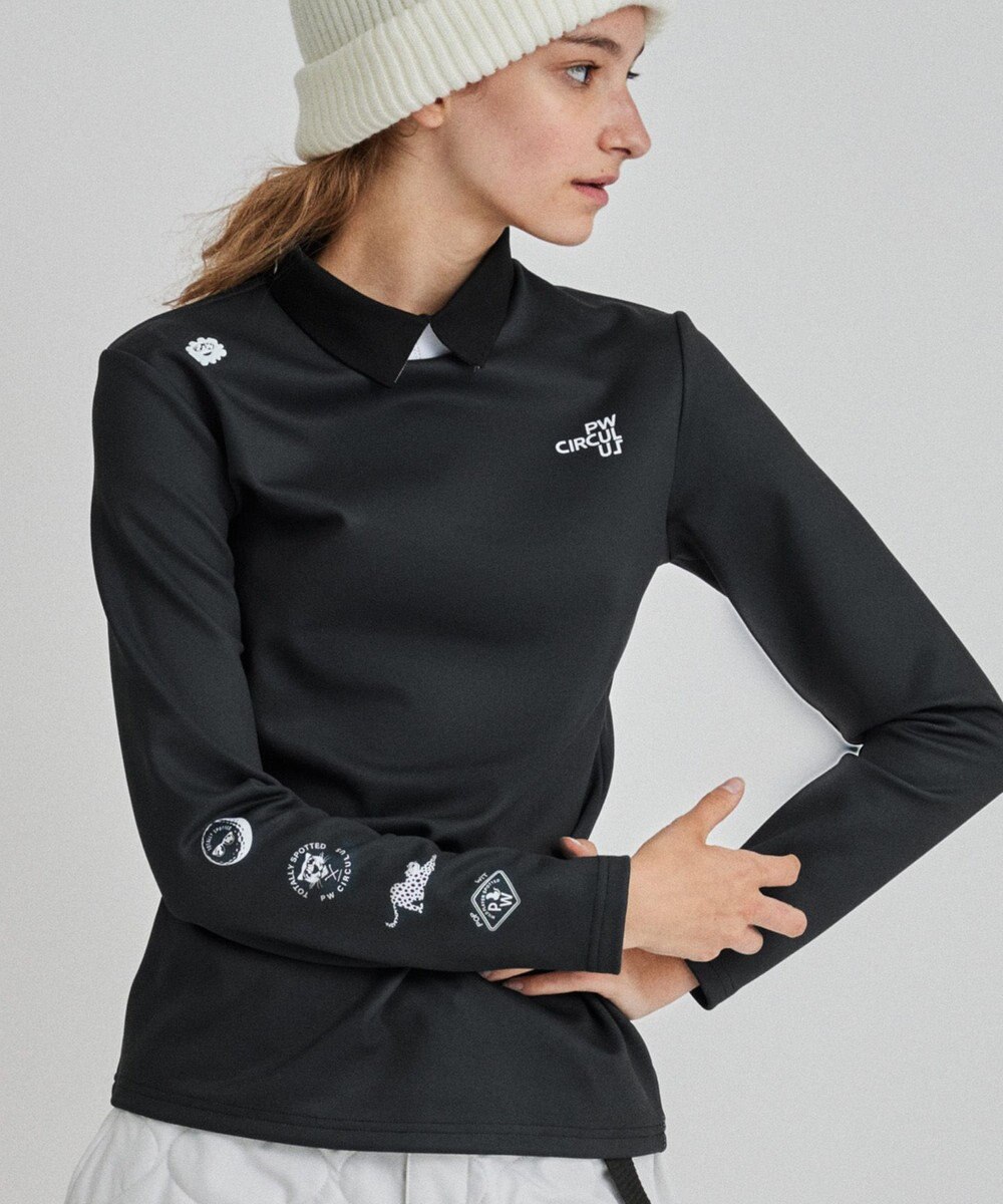 PW CIRCULUS 【WOMEN】裏フリースモックネックT 