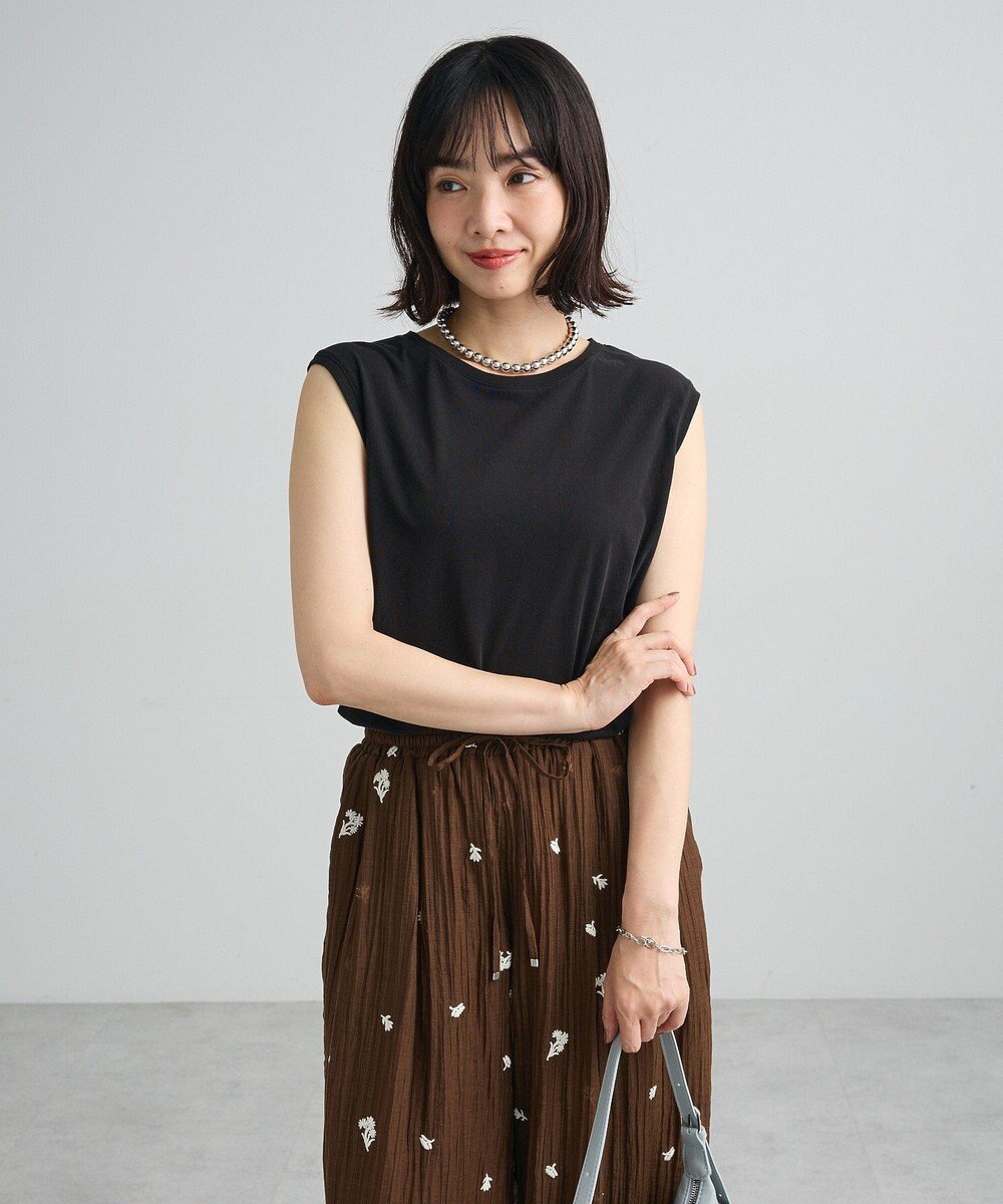 Green Parks シアーノースリーブプルオーバー 