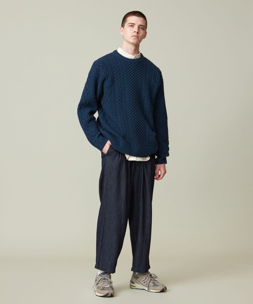 J.PRESS YORK STREET 【UNISEX】アランケーブルニット 