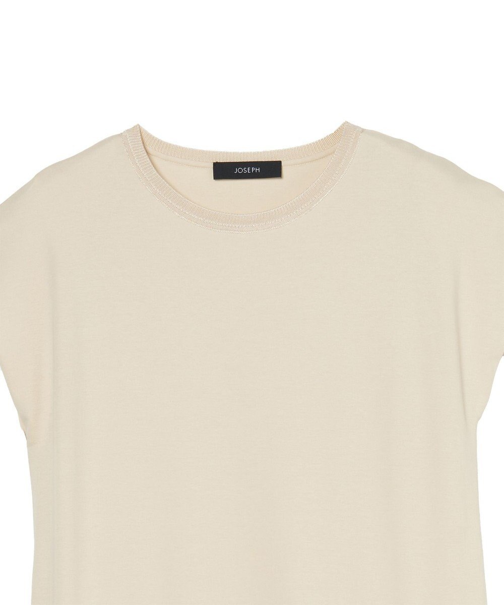 JOSEPH 【洗える】ポプリンジャージー　キャップスリーブドレス 