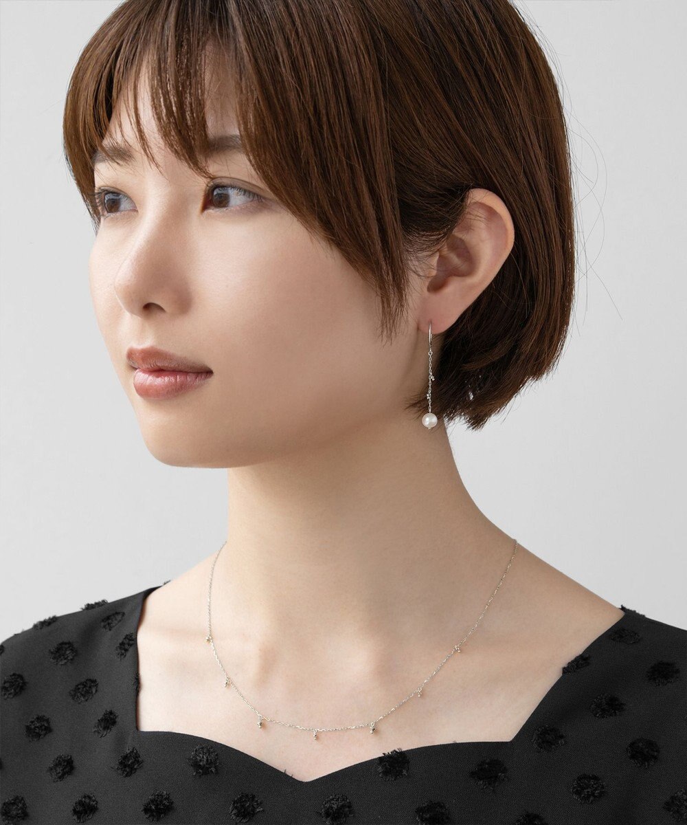 TOCCA 【WEB限定】SEEDS NECKLACE K10ホワイトゴールド ネックレス 