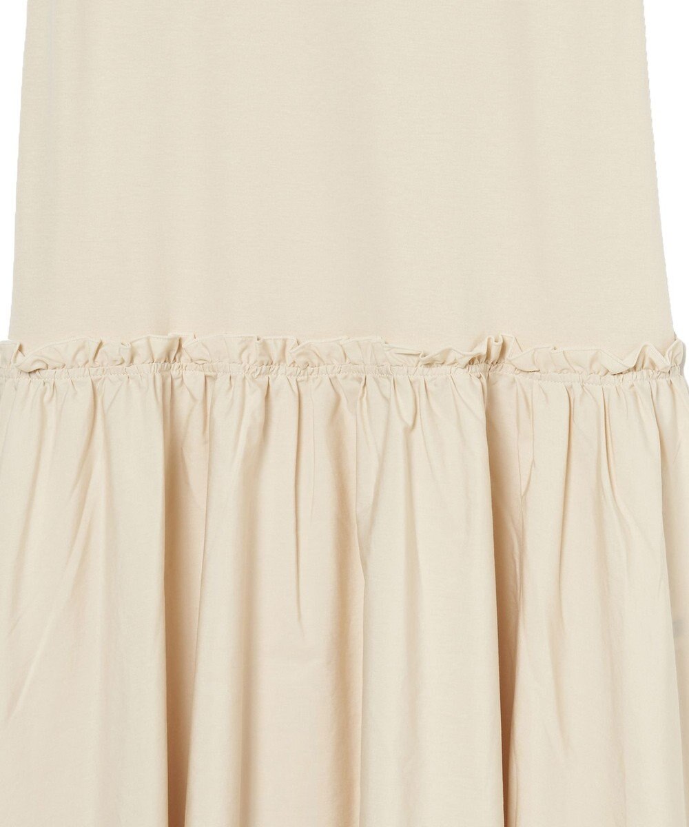 JOSEPH 【洗える】ポプリンジャージー　キャップスリーブドレス 