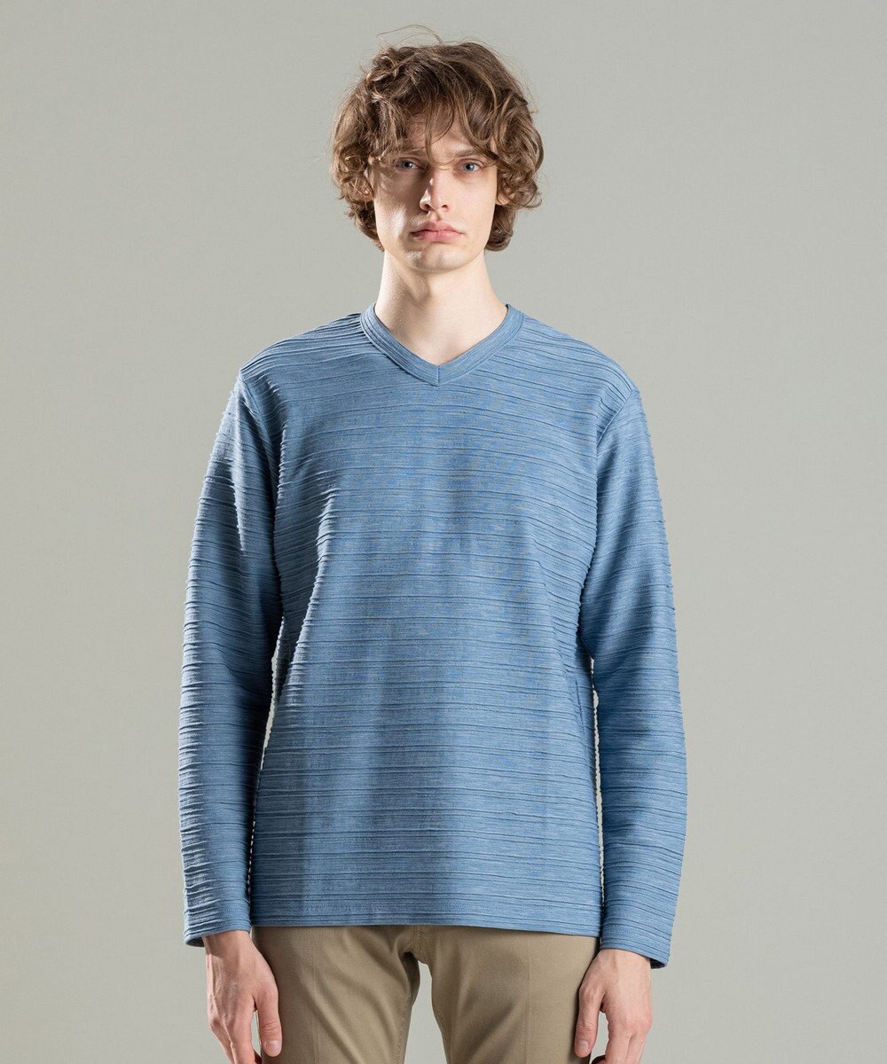 JOSEPH HOMME ストームリップル Vネックカットソー 