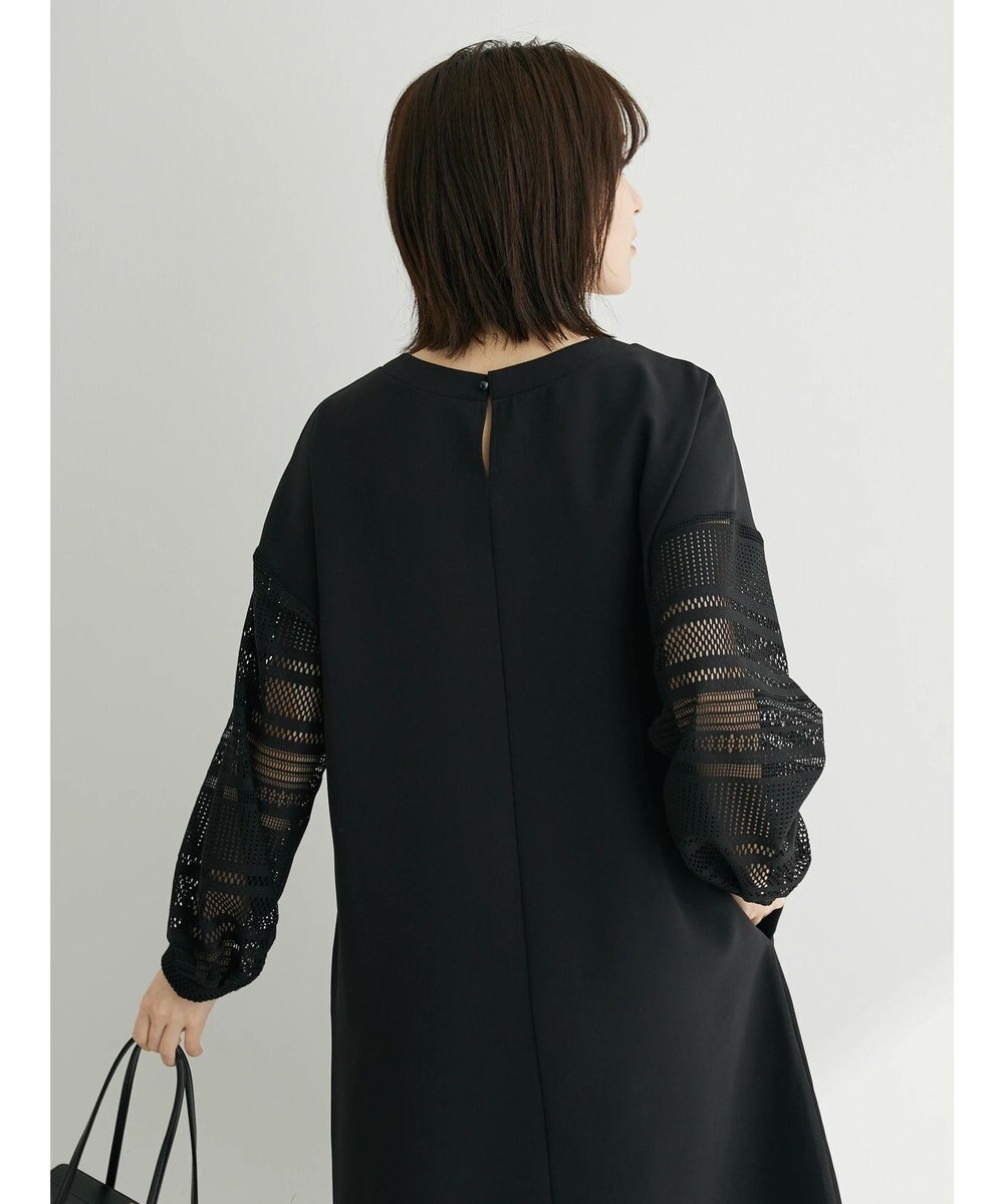 Green Parks 洗える袖レースワンピース 