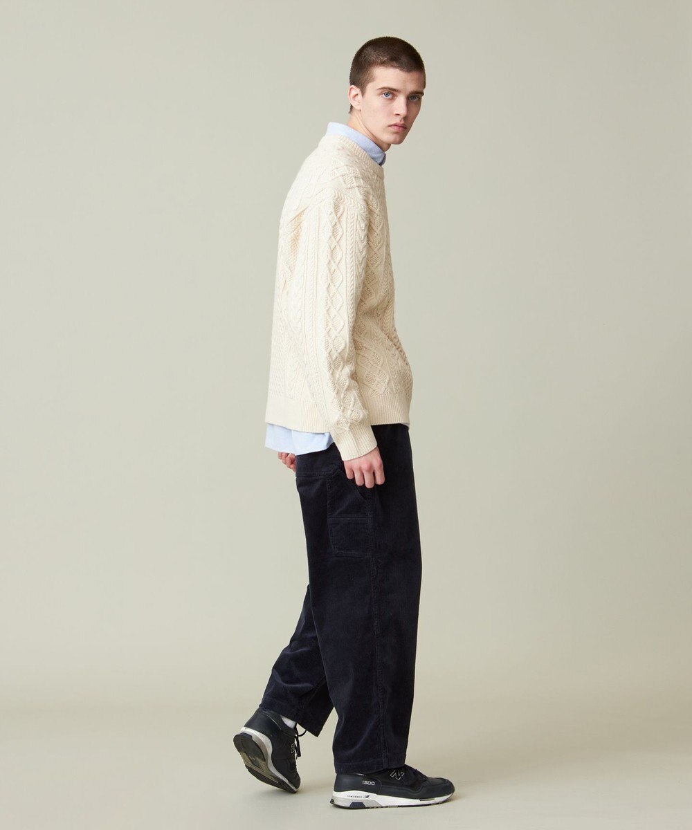 J.PRESS YORK STREET 【UNISEX】アランケーブルニット 