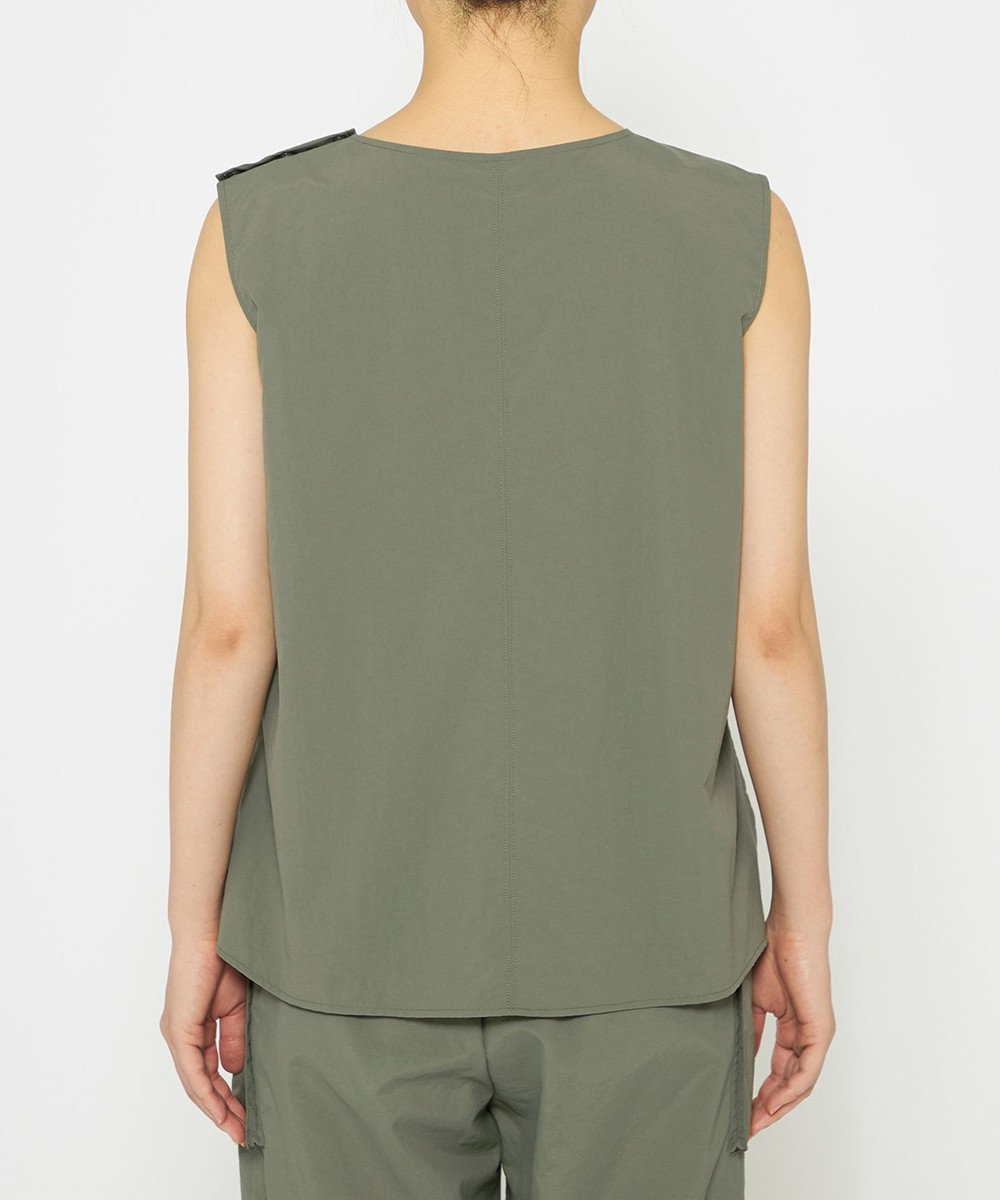 uncrave 【撥水・洗濯機洗い可】ライトプルーフナイロン ブラウス（uncrave WHITE） 