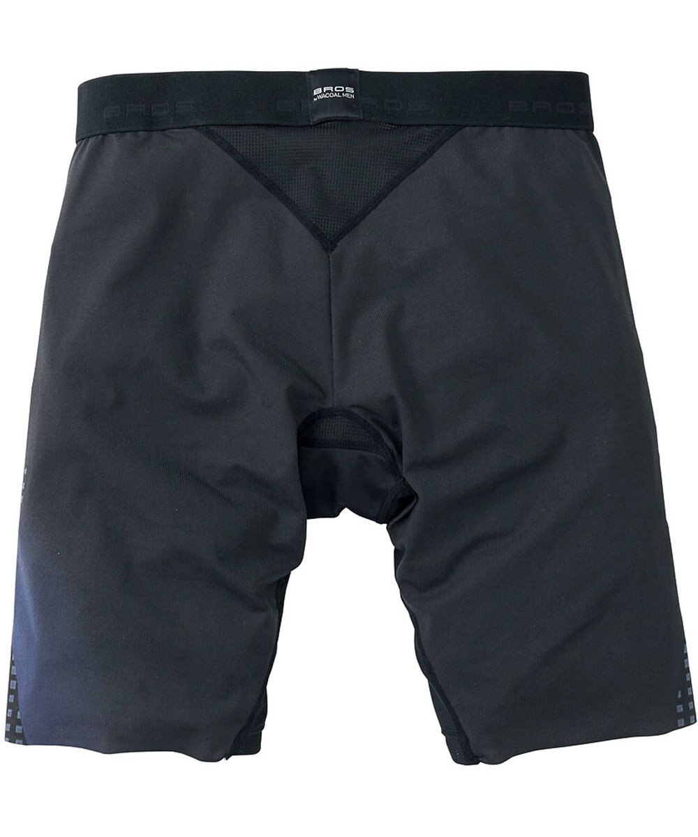 WACOAL MEN ボクサーパンツ【CROSSWALKER】はいて歩いてカロリー消費アップをめざそう！ムレ軽減設計 前開き スパッツ ロング丈 GX6007 /ブロス バイ ワコールメン 