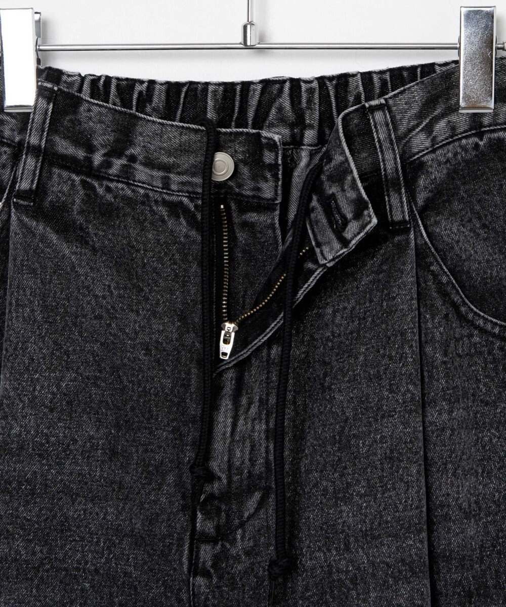 WEGO スケーターズ　タックワイドデニムパンツ 