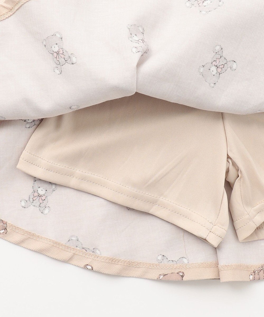 ANY KIDS チェック柄/アニマル柄スカパン 