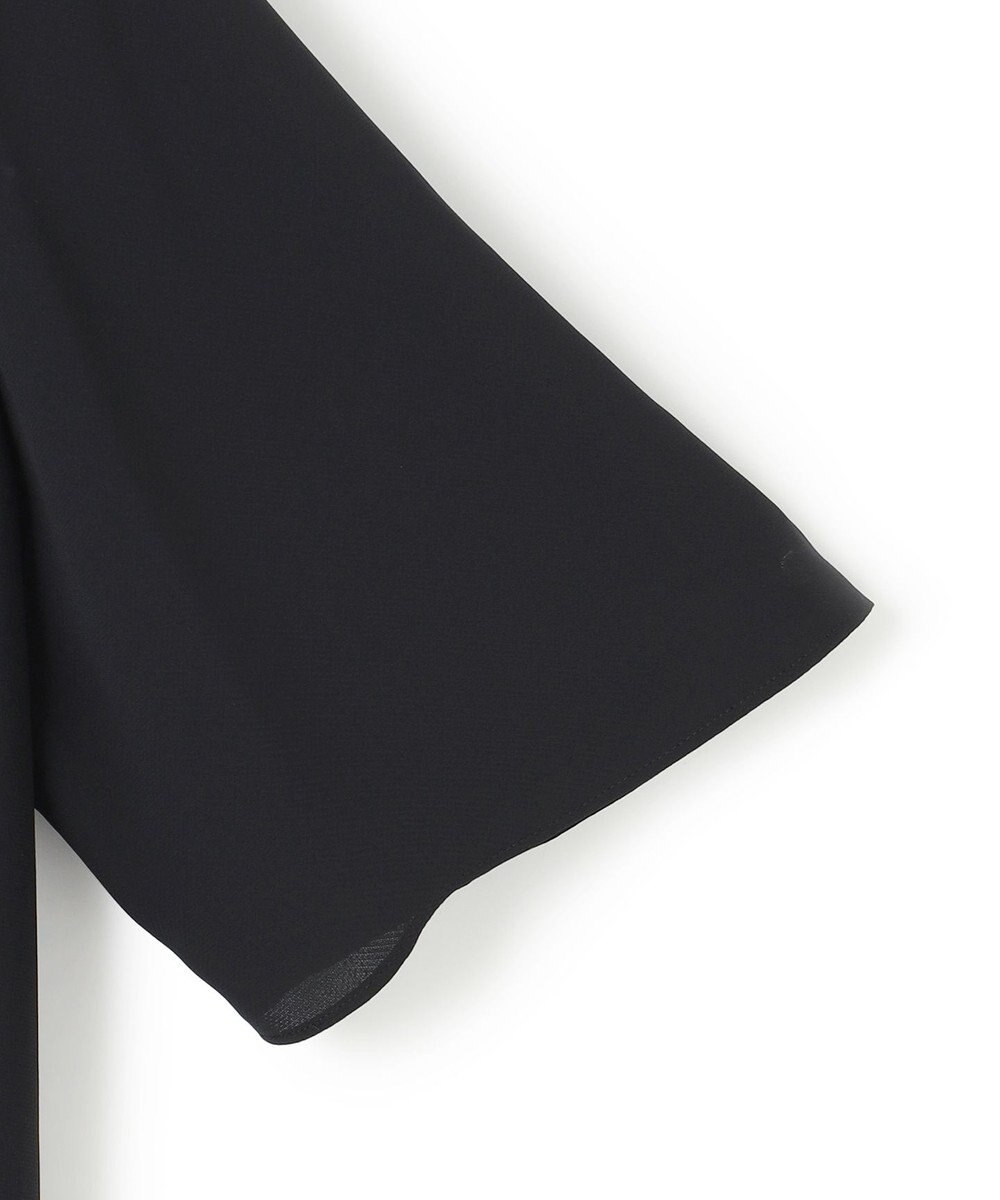 ICB 【UVケア・洗える】BackSatinAmunzen シフォンコンビブラウス 