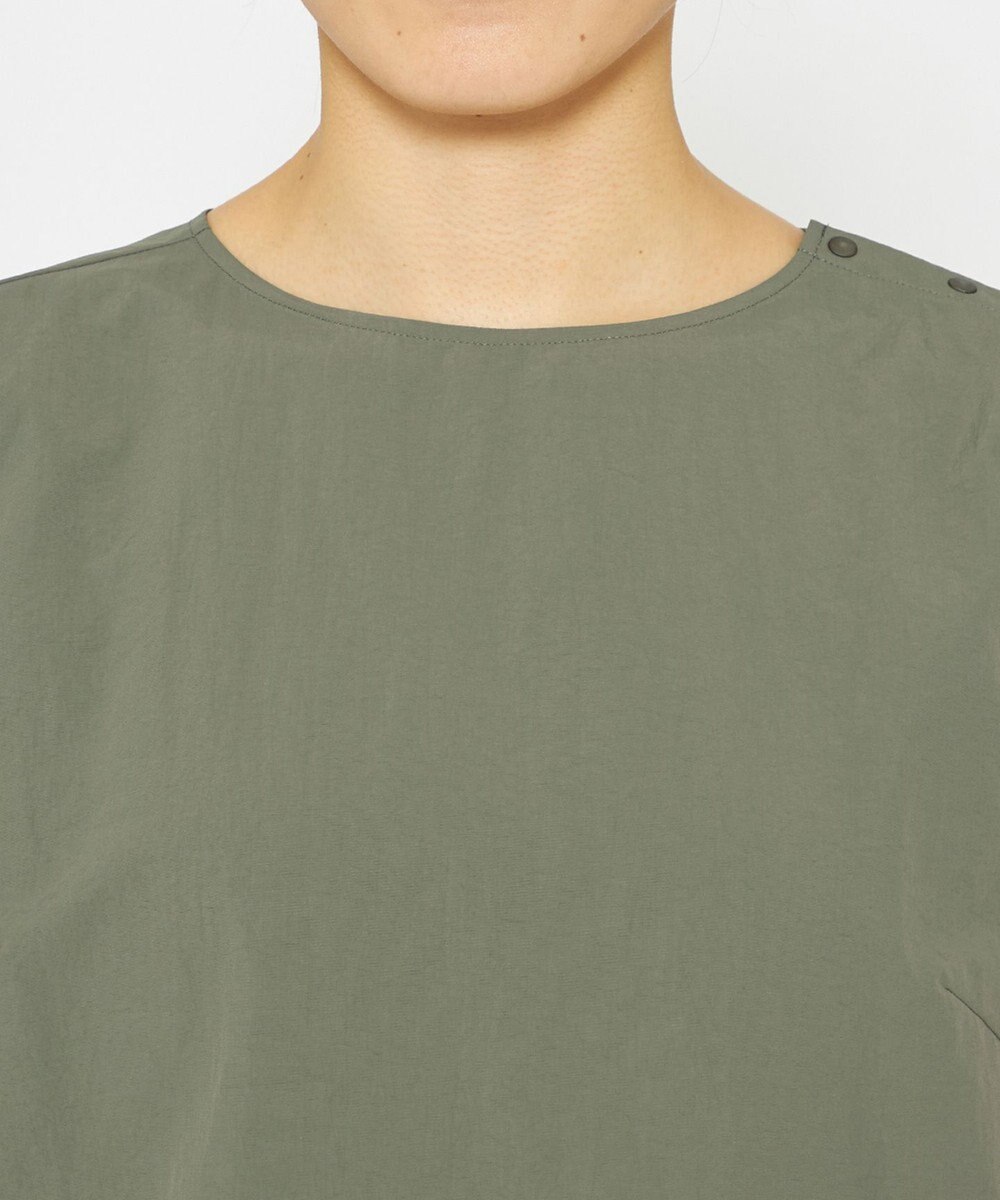 uncrave 【撥水・洗濯機洗い可】ライトプルーフナイロン ブラウス（uncrave WHITE） 