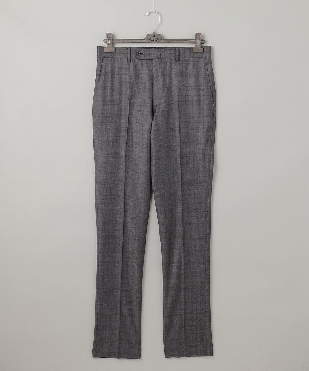 GOTAIRIKU 【Loro Piana Fabric】365 通年スーツ(グレーー×格子) 