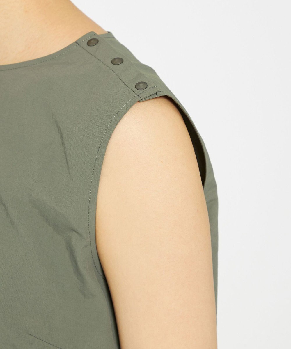 uncrave 【撥水・洗濯機洗い可】ライトプルーフナイロン ブラウス（uncrave WHITE） 