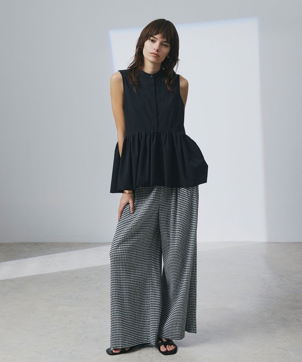 uncrave 【ご好評につき追加生産】ギンガムチェック ワイドパンツ 