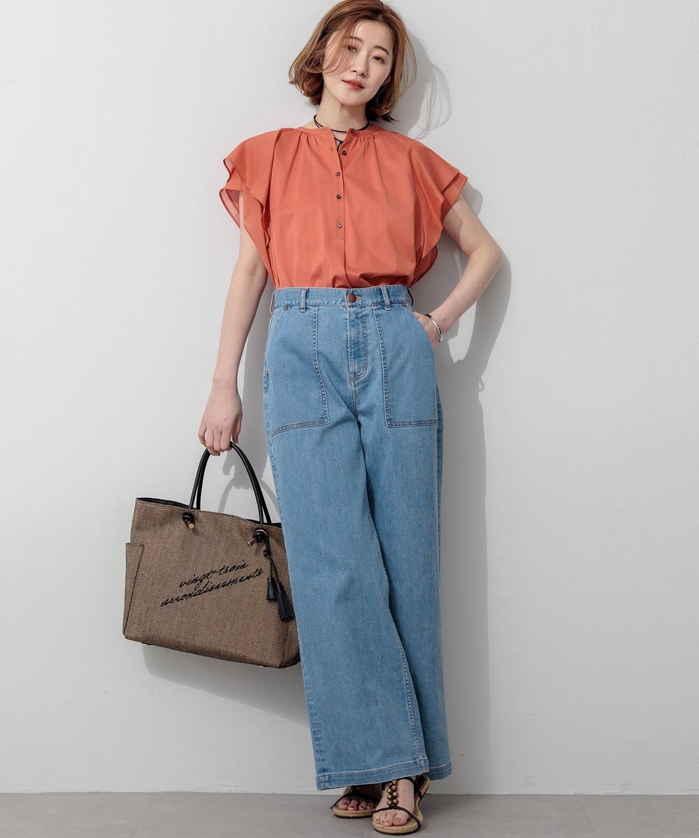 23区 S 【見上愛さん着用】23区 Summer DENIM ベイカーパンツ 