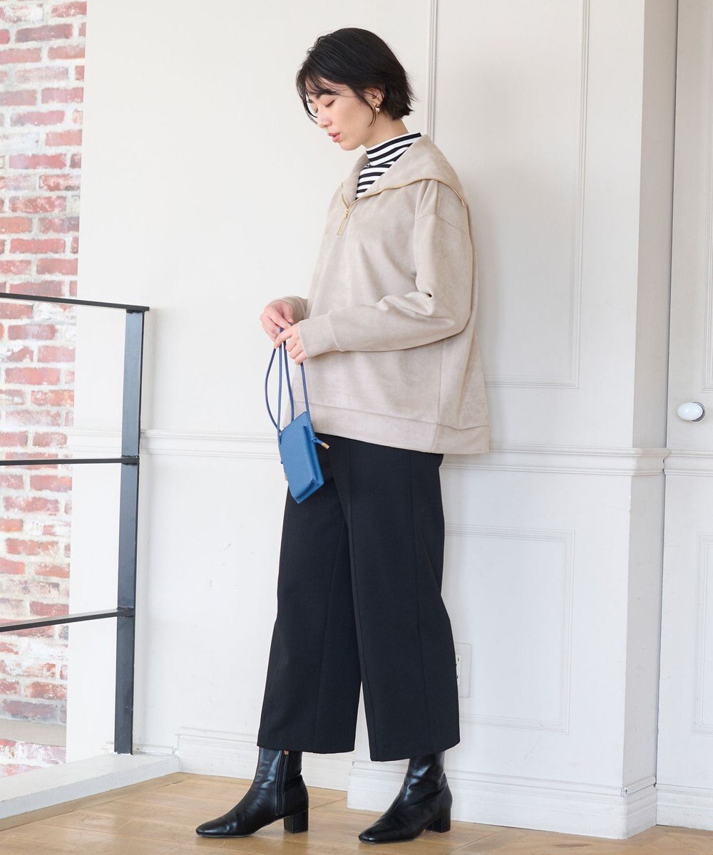 ANY 【吸湿発熱】any HEAT ワイドパンツ 